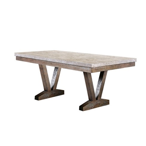 Silva Marble Top Dining Table Natural Iohomes Target