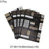 Unique Bargains Gift Wrap Paper Glossy Coated Paper 27.56 "x19.69 " 5Pcs - 3 of 4