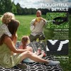 Gulches Outsunny Reversible Outdoor Rug, 9' x 18' Waterproof Plastic Straw Floor Mat with Carry Bag - 3 of 4