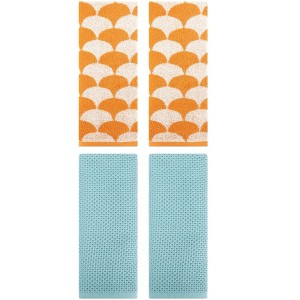 REGALWOVEN 4 Pcs Cotton Bathroom Decorative Hand Towels - 1 of 4