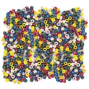 Dixon Metallic 6mm Pony Beads - 1,500 Pieces - 1 of 1