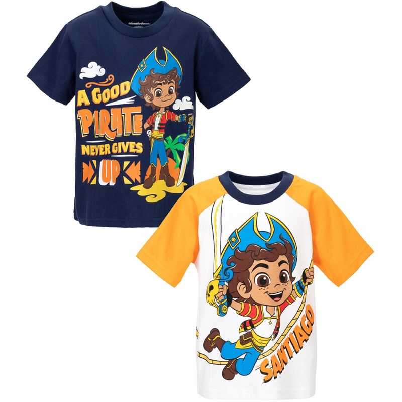 Nickelodeon Santiago Of The Seas 2 Pack Graphic T-Shirts , 1 of 7