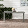 NicBex Outdoor Patio Dining Table with Umbrella Hole for 6 Person Patio Acacia Wood Table for Garden,Backyard - 4 of 4