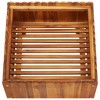 VidaXL Garden Raised Bed 19.6 inches x19.6 inches x9.8 inches  Solid Acacia Wood - 3 of 4