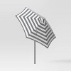 9' Round Cabana Stripe Outdoor Patio Market Umbrella with Black Pole - Threshold™ - 3 of 4