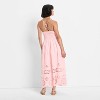 Women's Eyelet Maxi A-Line Dress - Future Collective - 2 of 3
