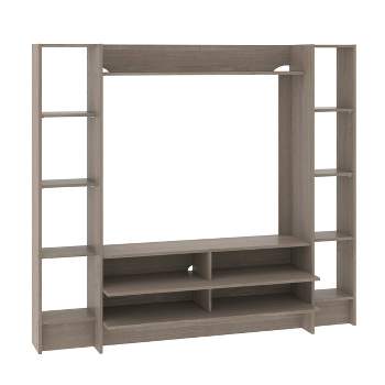 Beginnings Wall System TV Stand for TVs up to 42" Silver Sycamore - Sauder