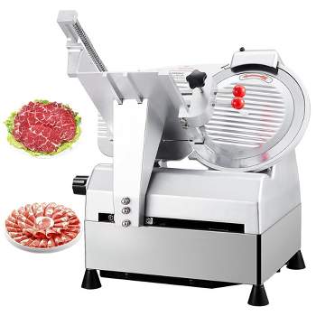 Commercial Automatic 10" Meat Slicer 550W Electric Deli Slicer With Removable Blade