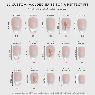 Glamnetic Rowena Ravenclaw Press-On Nails - 30ct - Ulta Beauty