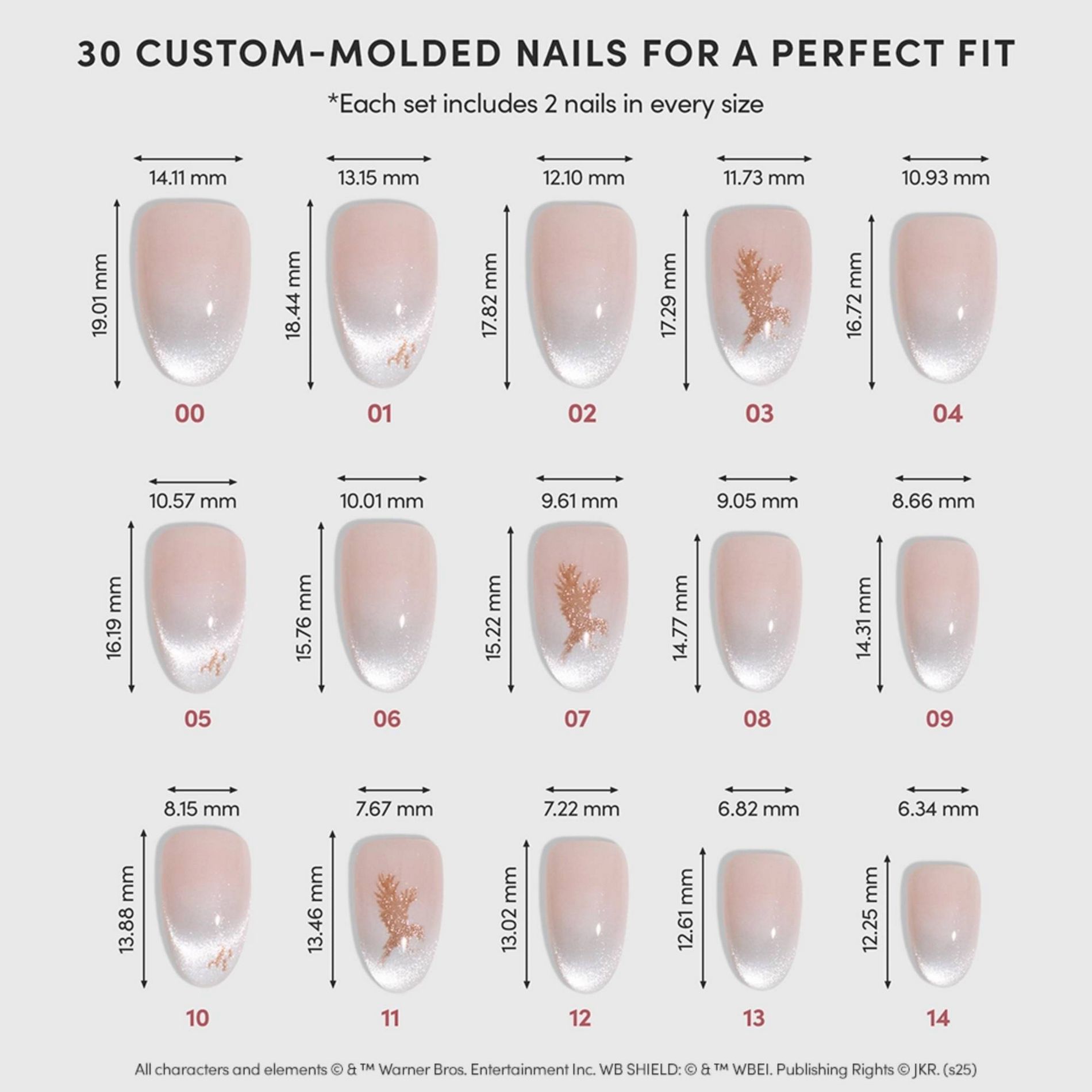 Glamnetic Rowena Ravenclaw Press-On Nails - 30ct - Ulta Beauty