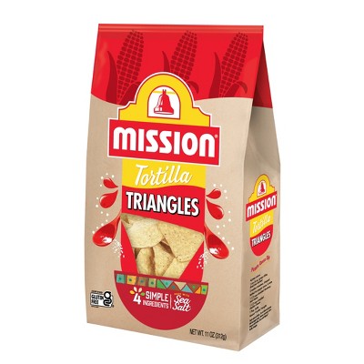 Mission Triangles White Corn Tortilla Chips - 11oz