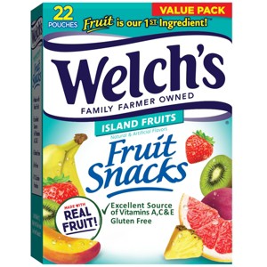 WELCH'S Fruit Snacks Island Fruits - 17.6oz/22ct - 1 of 4