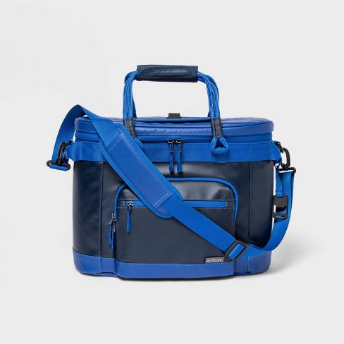 Choice Insulated Cooler Bag / Soft Cooler, Blue Nylon 22 x 13 x