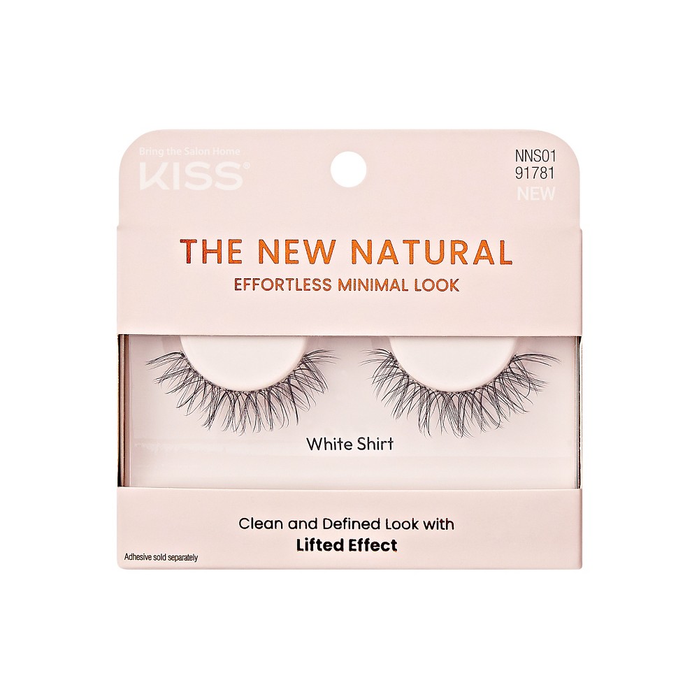 Photos - False Eyelashes KISS Products The New Natural  - No 01 - 2ct