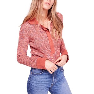 Free People Womens Making Memories Henley Sweater - 1 of 1