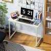 FDW Computer Desk 32/39/47/55 inch Length Study Writing Table Adjustable feet for Home Office - 2 of 4