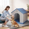 Yardgrace Outdoor Dog House Weatherproof with Air Vents and Elevated Floor - 2 of 4