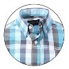 Gioberti Boy's Long Sleeve Button Down Plaid Checkered Shirt - 2 of 3