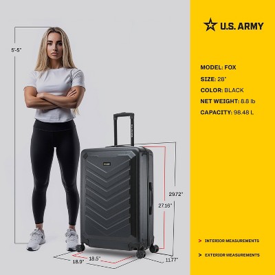 U.S. Army FOX Hardside Spinner Luggage - Thumbnail 5