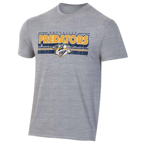 Nhl Nashville Predators Men's Charcoal Long Sleeve T-shirt - S : Target