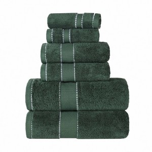 Cotton Heavyweight Ultra-Plush Luxury Towel Set by Blue Nile Mills - 1 of 4