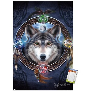 Trends International Brigid Ashwood - Celtic Wolf Guide Unframed Wall Poster Prints - 1 of 4