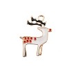 John Bead 8pcs Sweet & Petite 23x18mm Reindeer Small Christmas Holiday Charms - 2 of 4