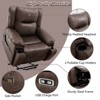Bestier Massage Lift Recliner Chair with Heat and Vibration, Upholstered Reclining Chair with Cup Holder, Storage Pocket, USB Port for Living Room - 3 of 4
