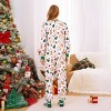 PATPAT Matching Family Pajamas Xmas Christmas Element Print Xmas Holiday PJs Green - 3 of 4