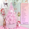 LOVMOR 6FT Christmas tree pink - image 2 of 4