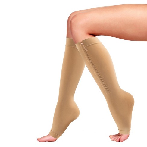 Zipper Compression Sock 20 30mmhg For Men And Women Small Target