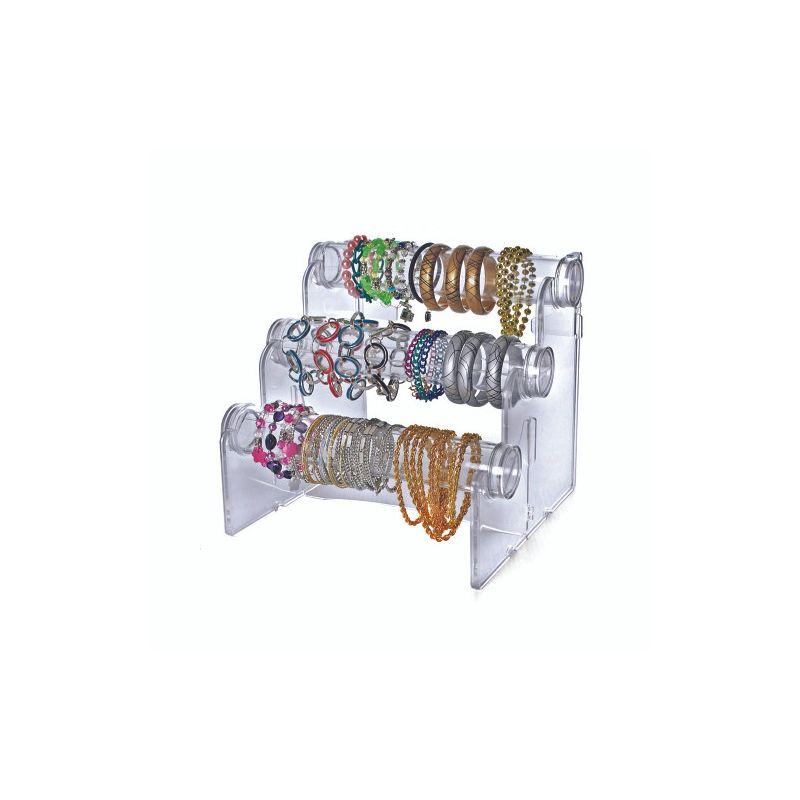 Azar Displays 3-Tier Horizontal Counter Bracelet Bar, 1 of 6