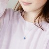 Girls' Birthstone Cubic Zirconia Sterling Silver Necklace - In Season Jewelry - 3 of 4