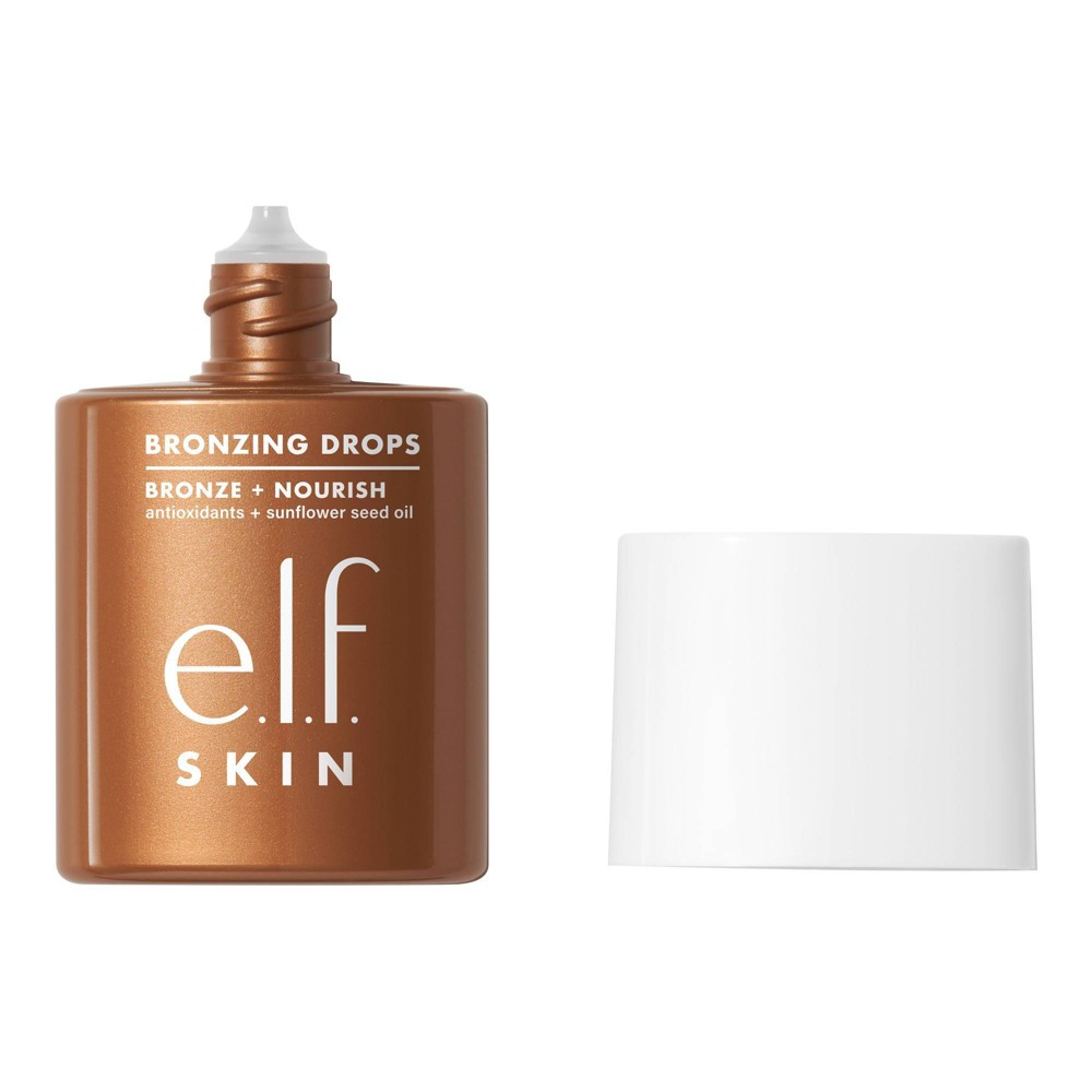 Photos - Face Powder / Blush ELF e.l.f. SKIN Bronzing Drops - Copper Gold - 1 fl oz 