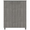 vidaXL Shoe Cabinet Honey brown Solid pine wood, MDF 33.5x15.7x42.5 in - 3 of 4