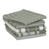 Design Imports  Foodie Everyday Dishtowel & Dishcloth Set 5 Piece, Artichoke Green, Dt 18X28", Dc 13X13" - 2 of 4