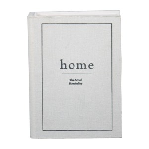 Faux Book 8x6" Lidded Decorative Wood Storage Box - Foreside Home & Garden - 1 of 4