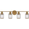 Quoizel Lighting Isla 4 - Light Vanity in  Weathered Brass - 3 of 4