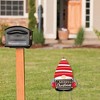 Big Dot of Happiness Christmas Gnomes - Outdoor Lawn Sign - Holiday Party Yard Sign - 1 Piece - 2 of 4