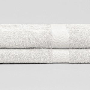 Lintex Linens Deluxe 2-Piece Cotton Bath Sheet Set – Ultra-Soft, Highly Absorbent 34" x 68" Spa-Size Towels in 15 Vibrant Colors - 1 of 3