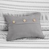 Gracie Mills Endellion Modern Grey Striped Duvet Cover Set - 3 of 4