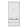 Ridstar 77 in. H Freestanding Kitchen Pantry Cabinet with 3 Adjustable Shelves, 8 Door Shelves & 3 Drawers-White - 4 of 4