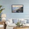 Stupell Industries Morning Stroll Shore Floating Frame Canvas Art - 3 of 4