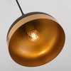 Artcraft Lighting Dash 4 - Light Island Pendant Light in  Black/Gold - 4 of 4