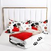 Hachikiko Cute Dog Paw & Bone Comforter Set - Cartoon Puppy Bedding with 2 Pillowcases - 3 of 4