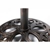 Gardenised Outdoor Patio Cast Iron Umbrella Base Holder Stand - image 3 of 4