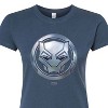 Women's - Marvel - Black Panther Circle Logo Fitted Graphic T-Shirt - 2 of 3
