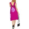 LA LEELA Women's Vacation Wear Casual Sundress Summer Vacation Loose Vacation House Wear Swing Dresses - 3 of 4