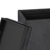 Rockwood - Cube Storage Ottoman with Tray - Distressed Black - 3 of 4