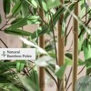 Maia Shop Artificial Bamboo Tree Faux Silk Tropical Home Decoration with Realistic Leaves and Trunks Ideal for Home and Office - image 4 of 4